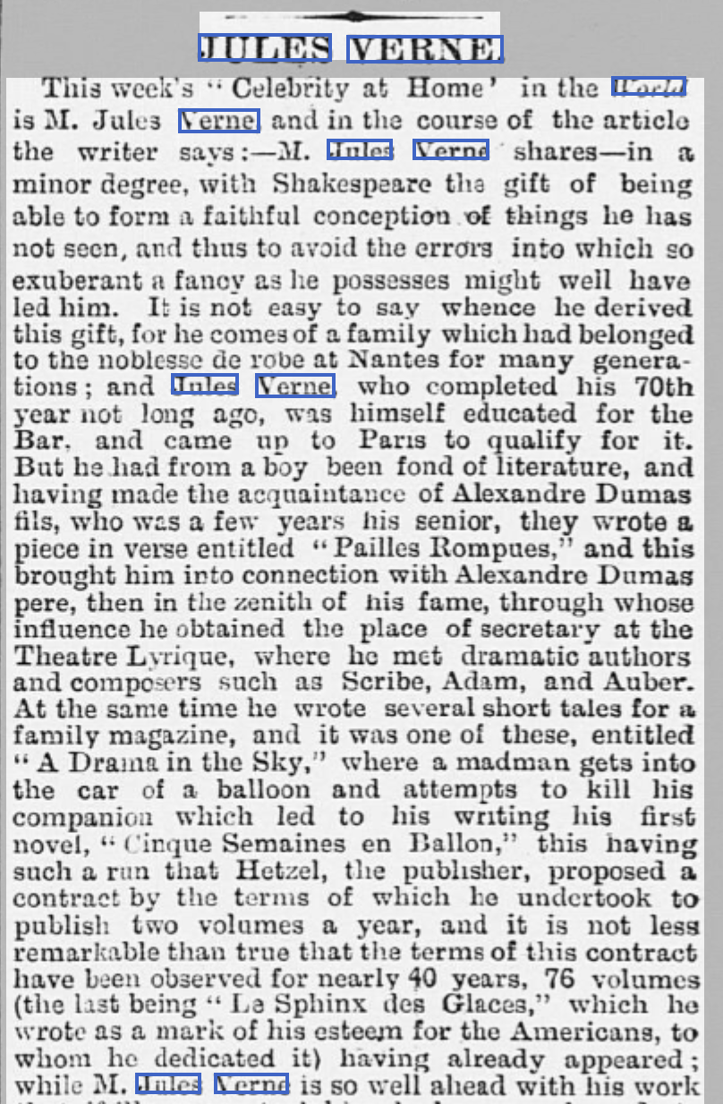 Original Newspaper Clipping